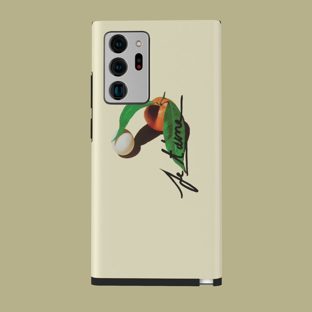 Je T'aime Orange - Galaxy Note 20 Ultra - CaseIsMyLife