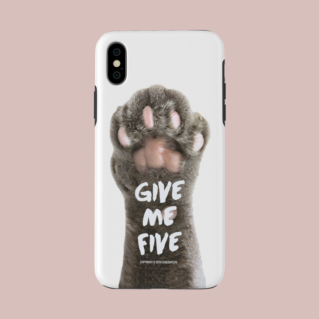 Stay Paw-sitive - iPhone XS - CaseIsMyLife