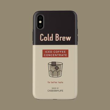 Cold Brew Coffee - iPhone X - CaseIsMyLife