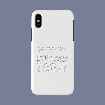 Mental Health is Real - iPhone X - CaseIsMyLife