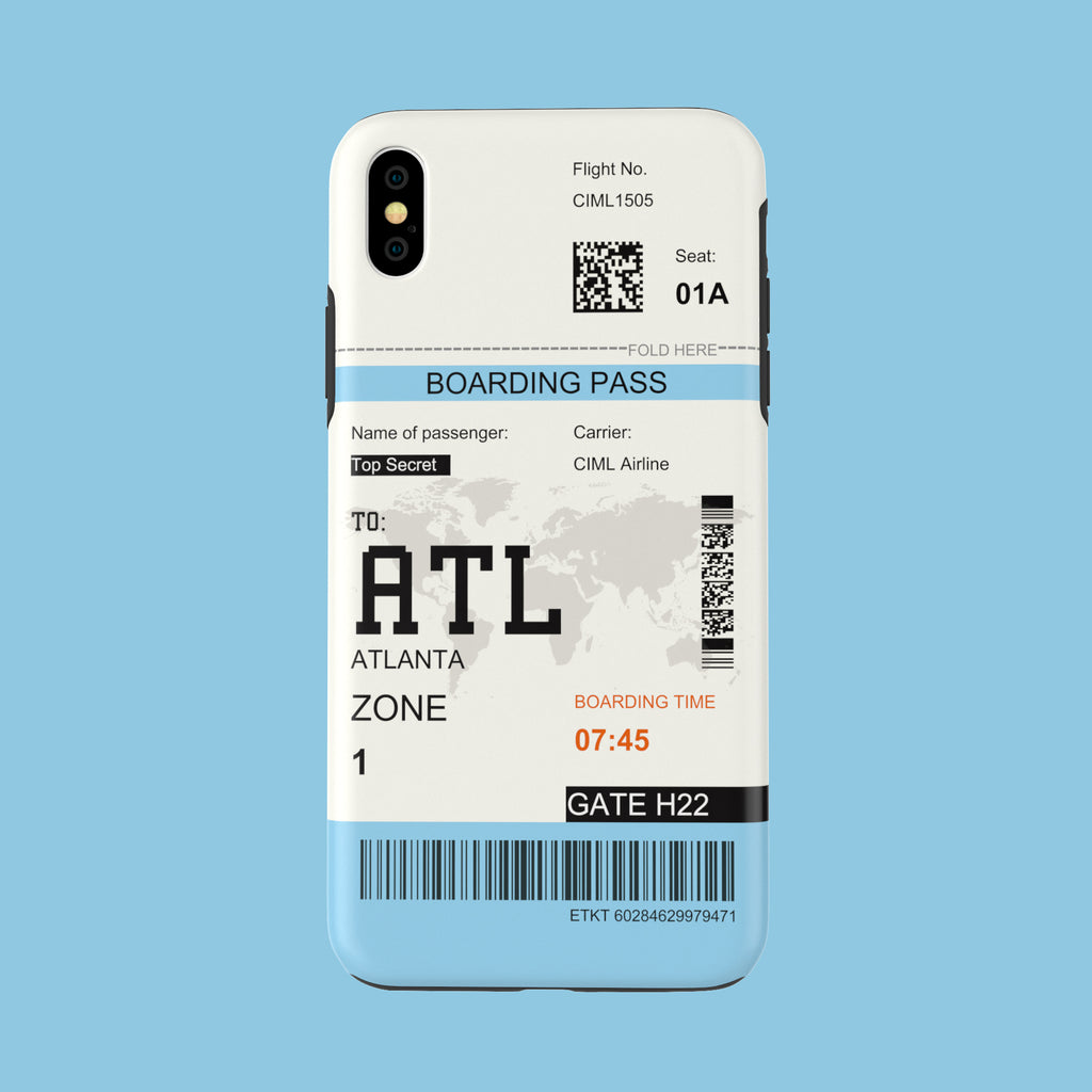 Atlanta-ATL - iPhone XS MAX - CaseIsMyLife