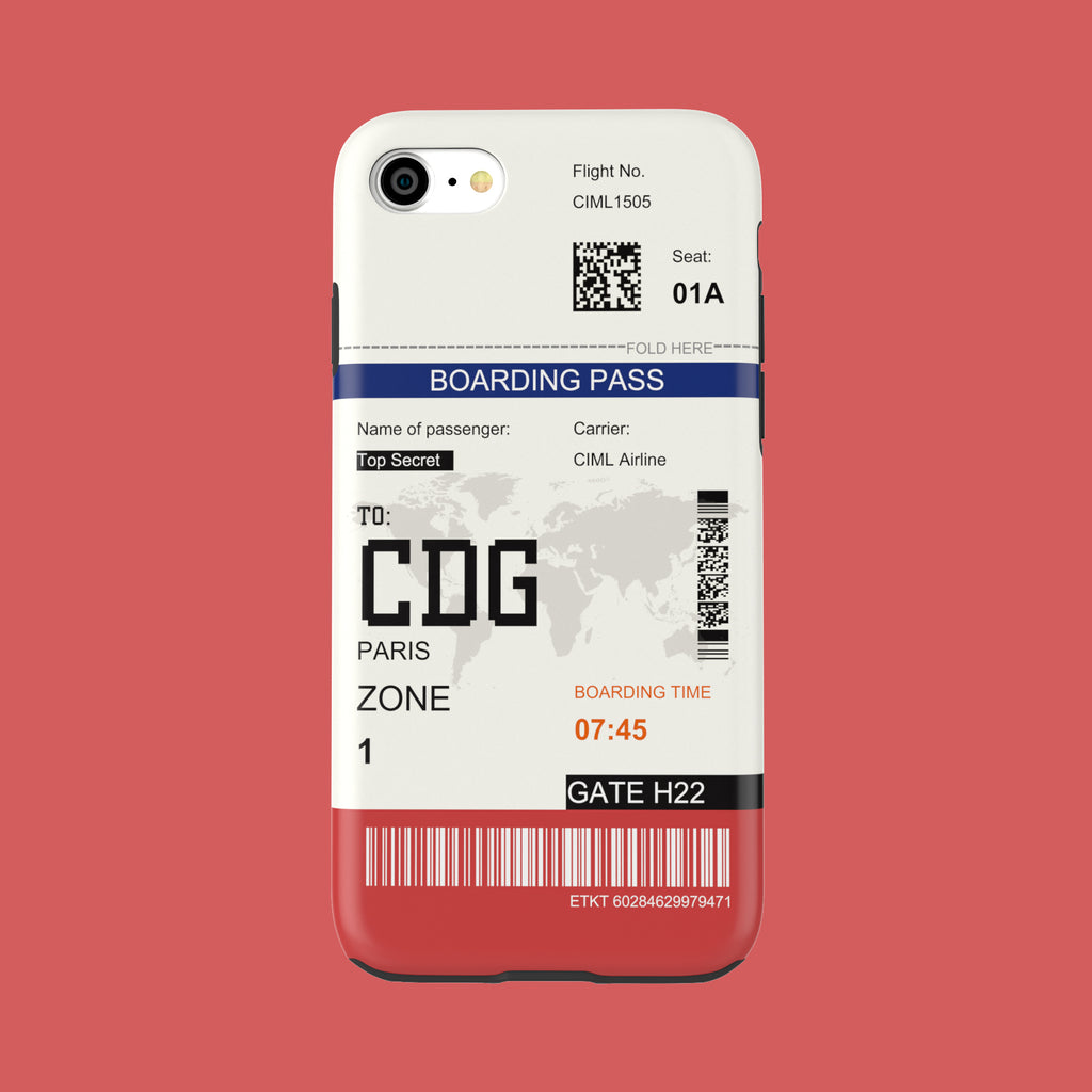 Paris-CDG - iPhone SE 2020 - CaseIsMyLife