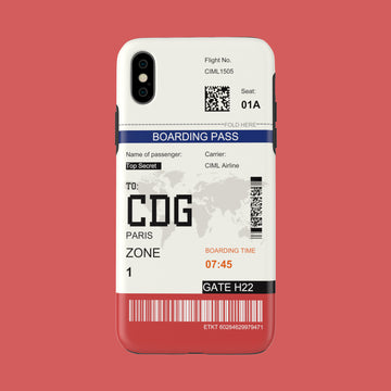 Paris-CDG - iPhone X - CaseIsMyLife