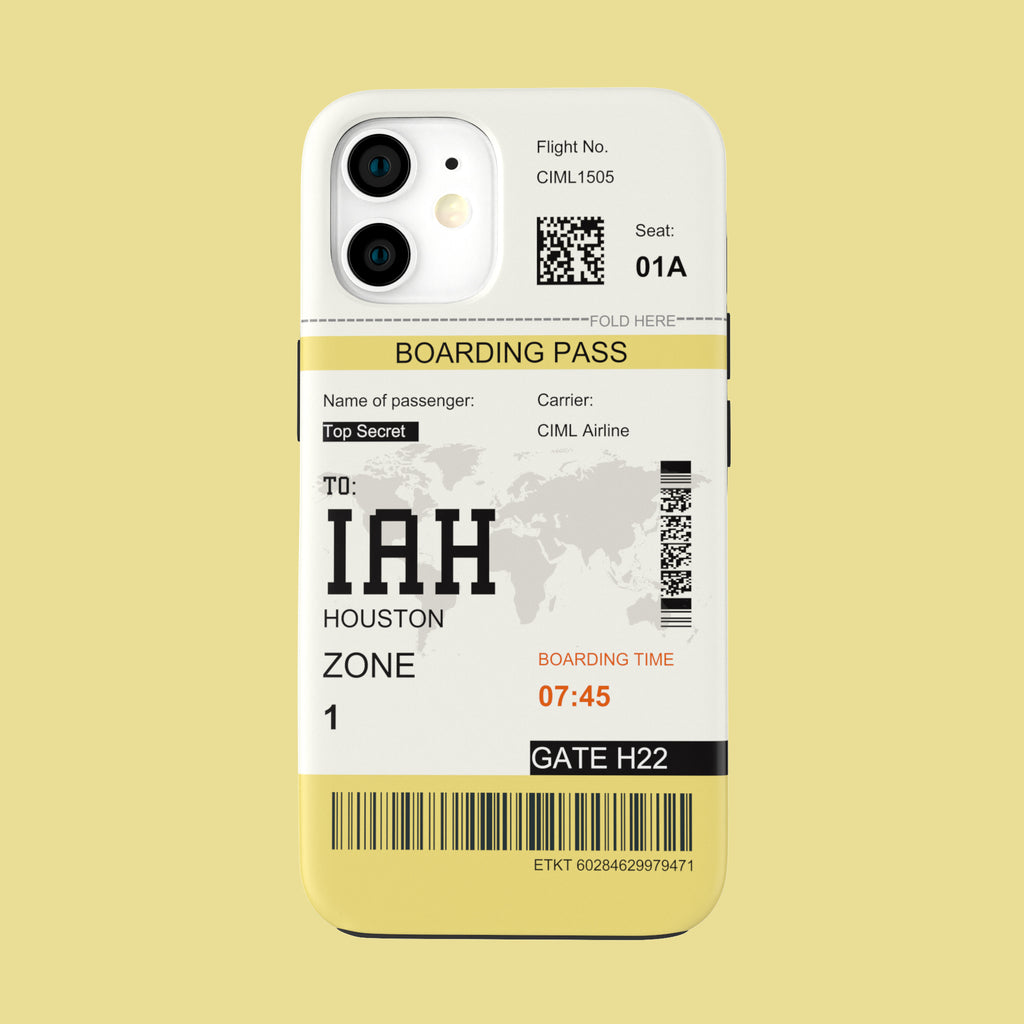 Houston-IAH - iPhone 12 Mini - CaseIsMyLife