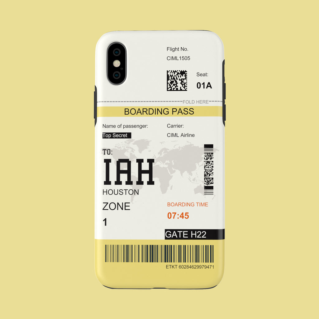 Houston-IAH - iPhone XS - CaseIsMyLife