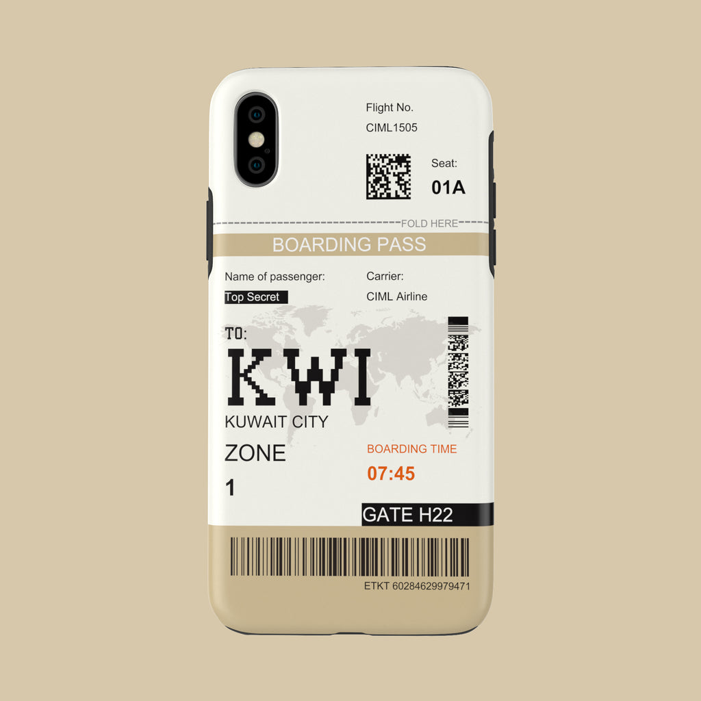 Kuwait City-KWI - iPhone X - CaseIsMyLife