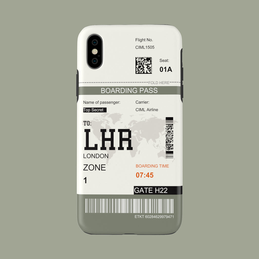 London-LHR - iPhone XS - CaseIsMyLife
