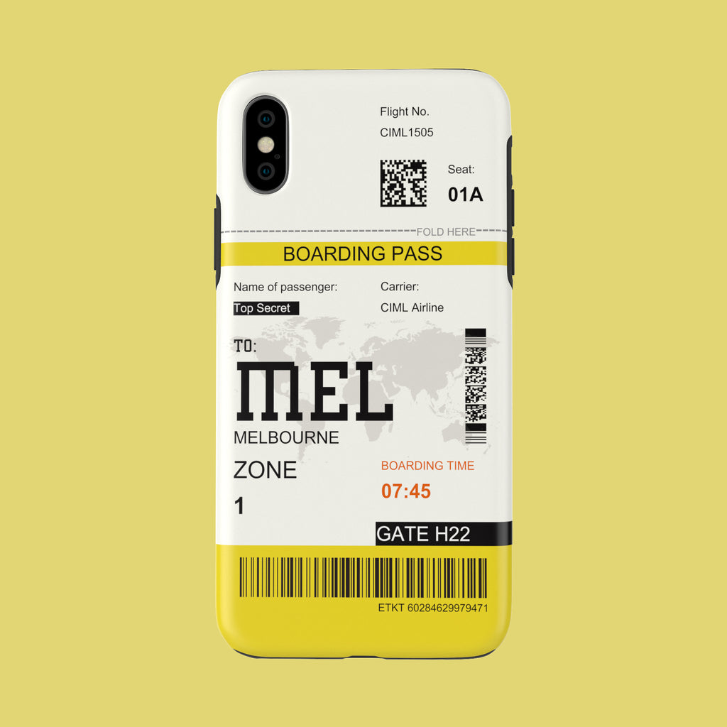 Melbourne-MEL - iPhone XS - CaseIsMyLife