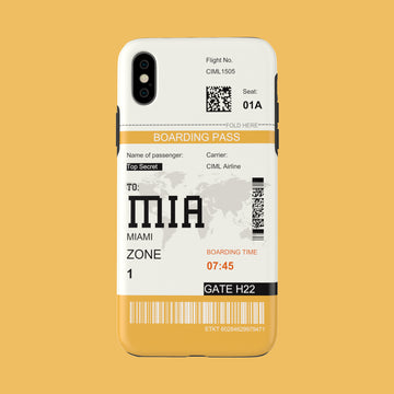 Miami-MIA - iPhone X - CaseIsMyLife