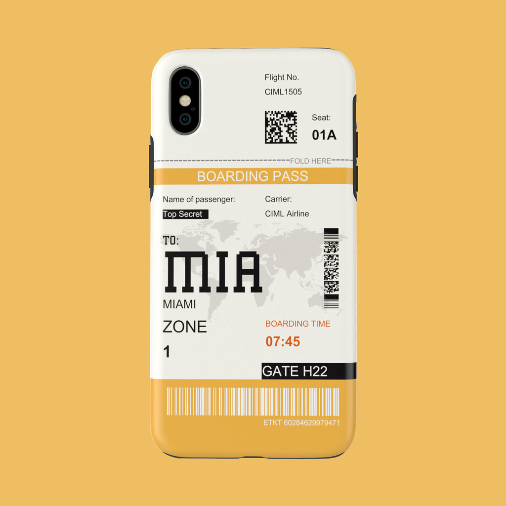 Miami-MIA - iPhone XS - CaseIsMyLife