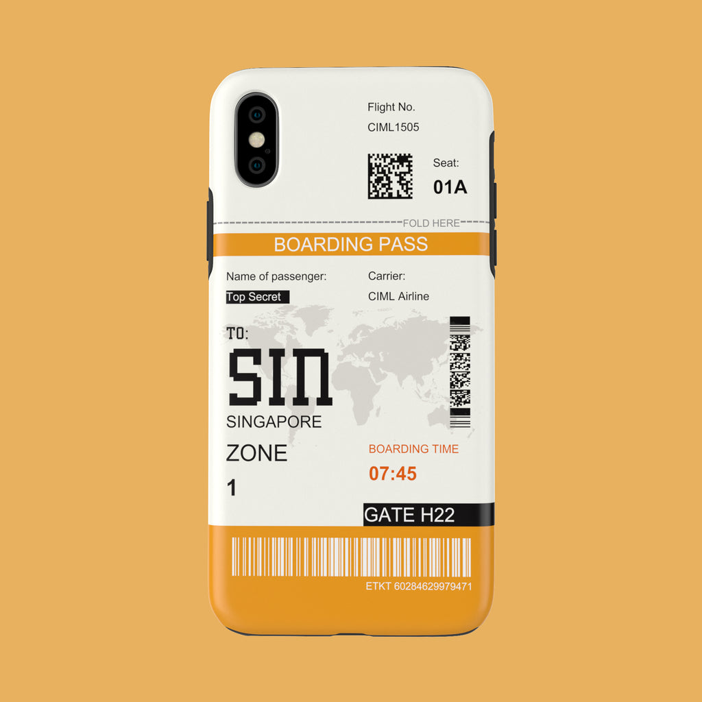 Singapore-SIN - iPhone XS - CaseIsMyLife