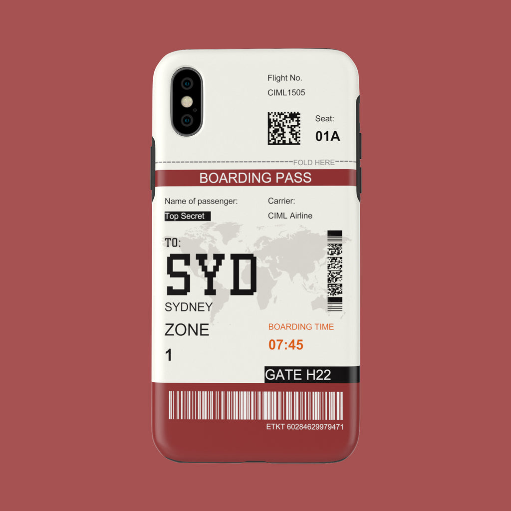 Sydney-SYD - iPhone XS - CaseIsMyLife