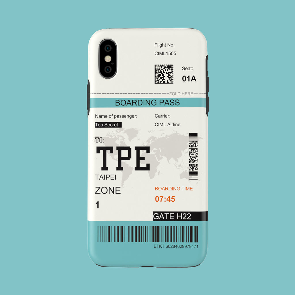 Taipei-TPE - iPhone X - CaseIsMyLife