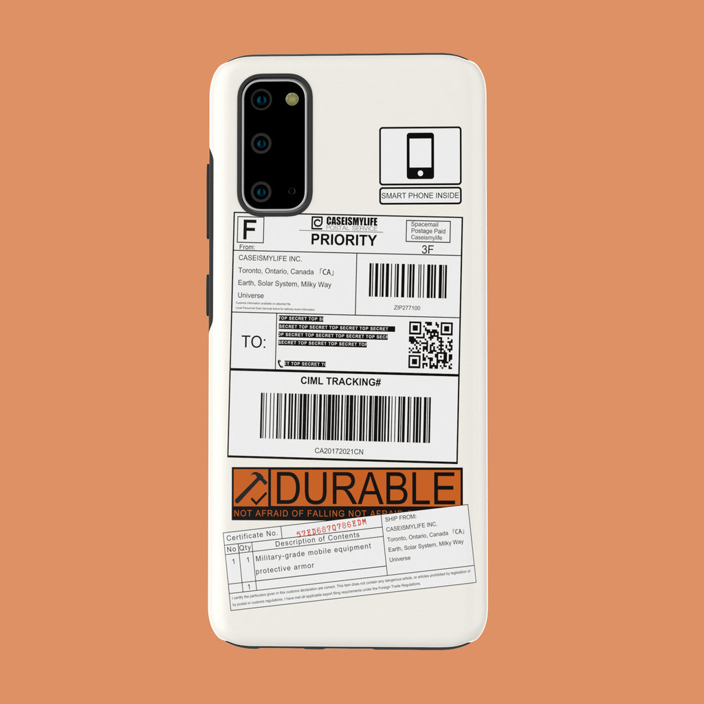 Shipping Label - Galaxy S20 - CaseIsMyLife