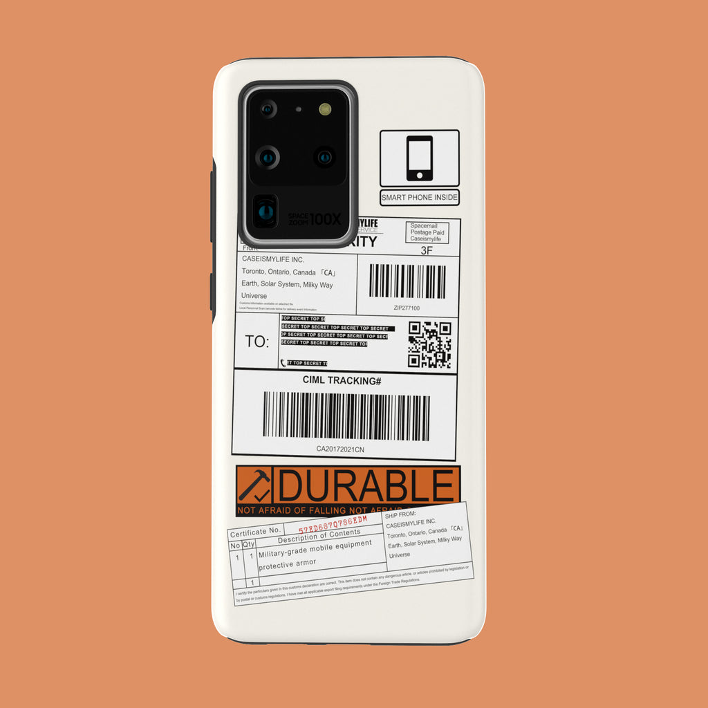 Shipping Label - Galaxy S20 Ultra - CaseIsMyLife