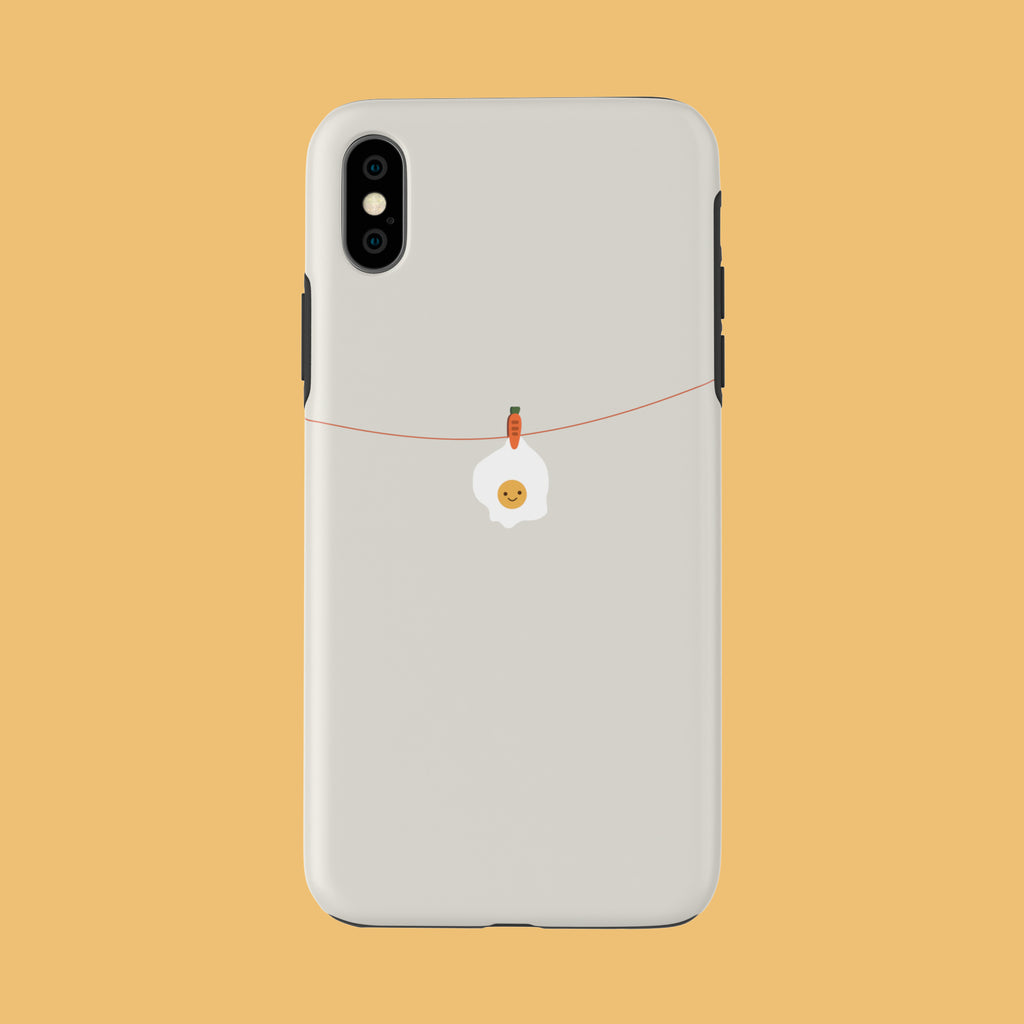 Smiley Side Up - iPhone XS - CaseIsMyLife