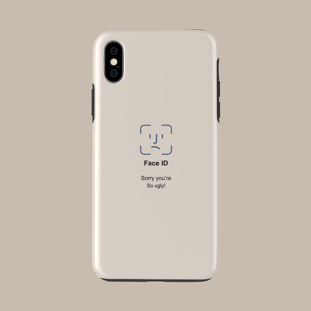 Ugly Face ID - iPhone X - CaseIsMyLife