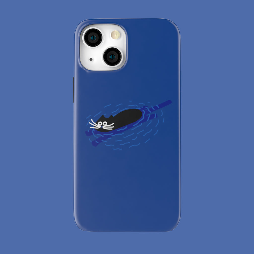 Swimmer Cat - iPhone 13 Mini - CaseIsMyLife