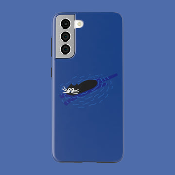 Swimmer Cat - Galaxy S21 - CaseIsMyLife