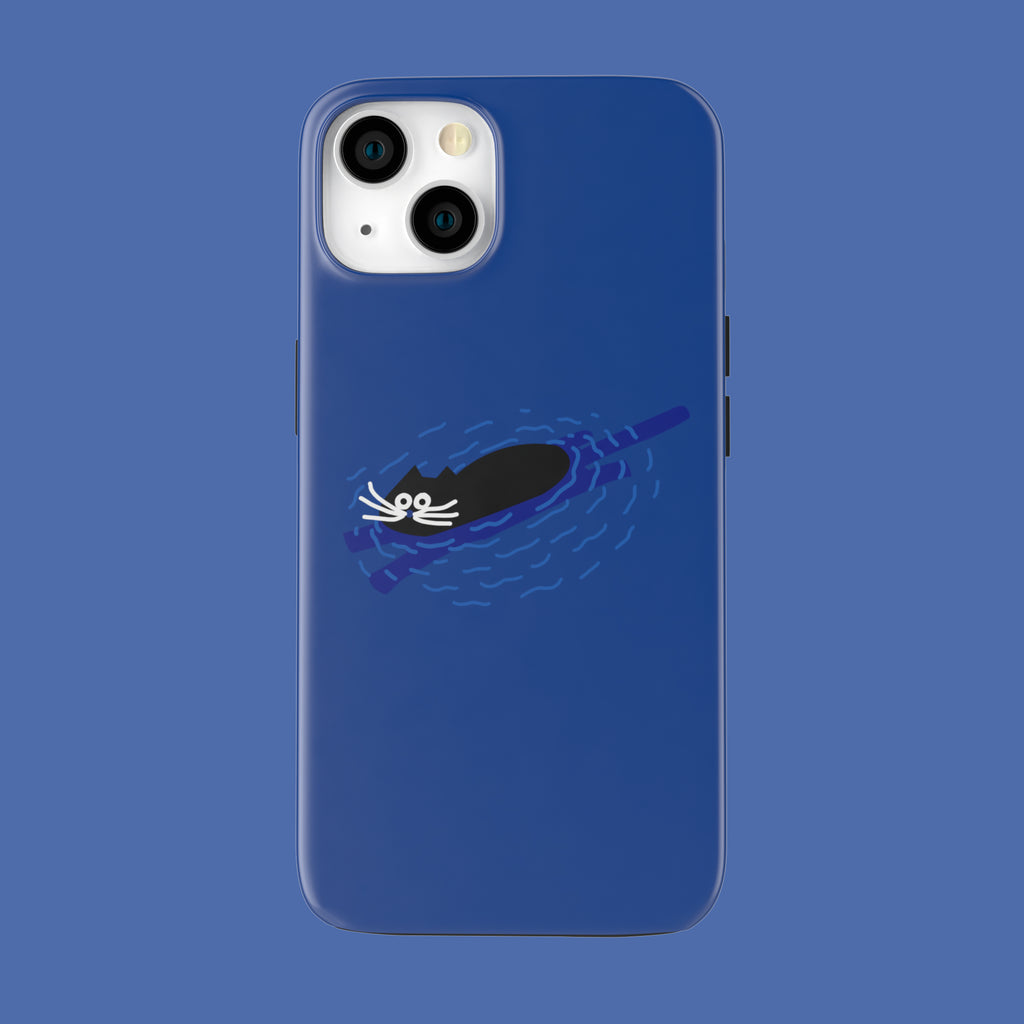 Swimmer Cat - iPhone 13 - CaseIsMyLife
