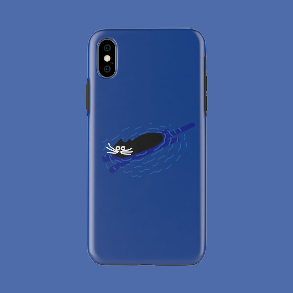 Swimmer Cat - iPhone XS - CaseIsMyLife