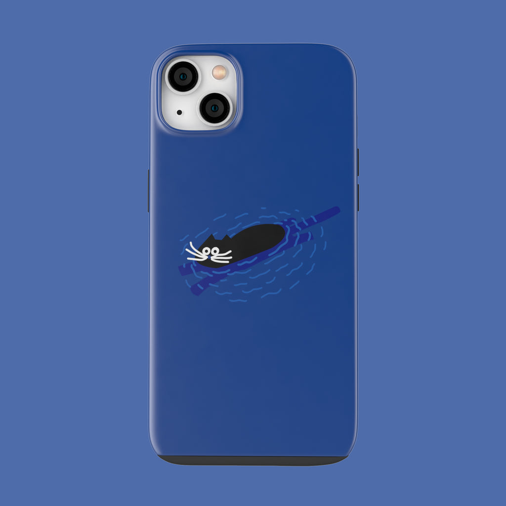 Swimmer Cat - iPhone 14 Plus - CaseIsMyLife