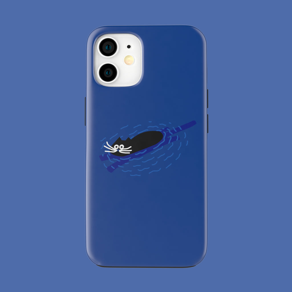 Swimmer Cat - iPhone 12 Mini - CaseIsMyLife