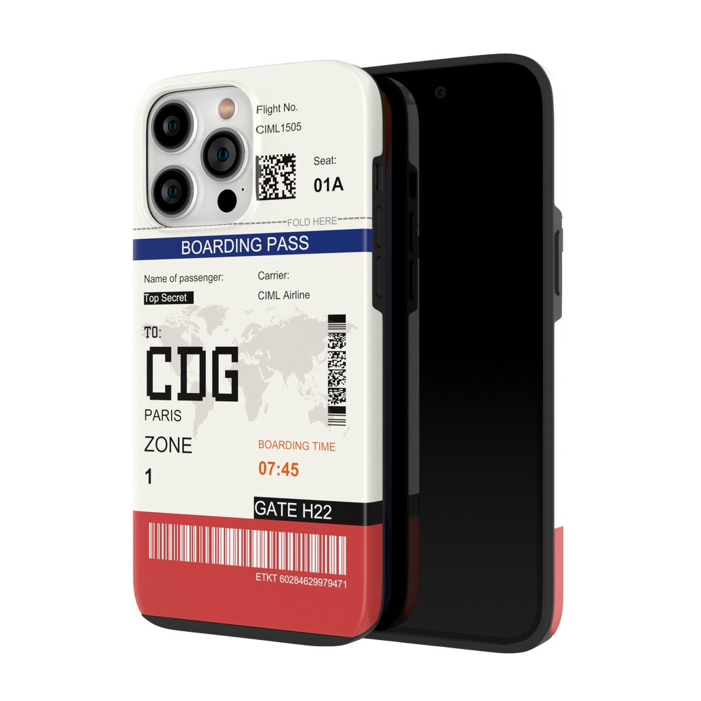 Paris-CDG - iPhone 14 Pro Max - CaseIsMyLife