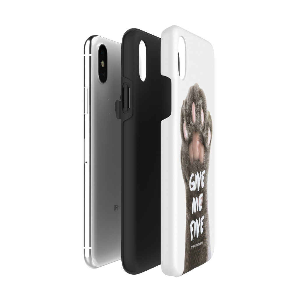 Stay Paw-sitive - iPhone XS - CaseIsMyLife