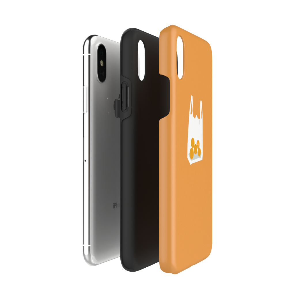 Orange - iPhone X - CaseIsMyLife