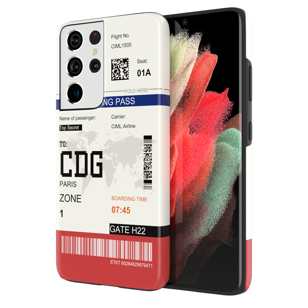 Paris-CDG - Galaxy S21 Ultra - CaseIsMyLife