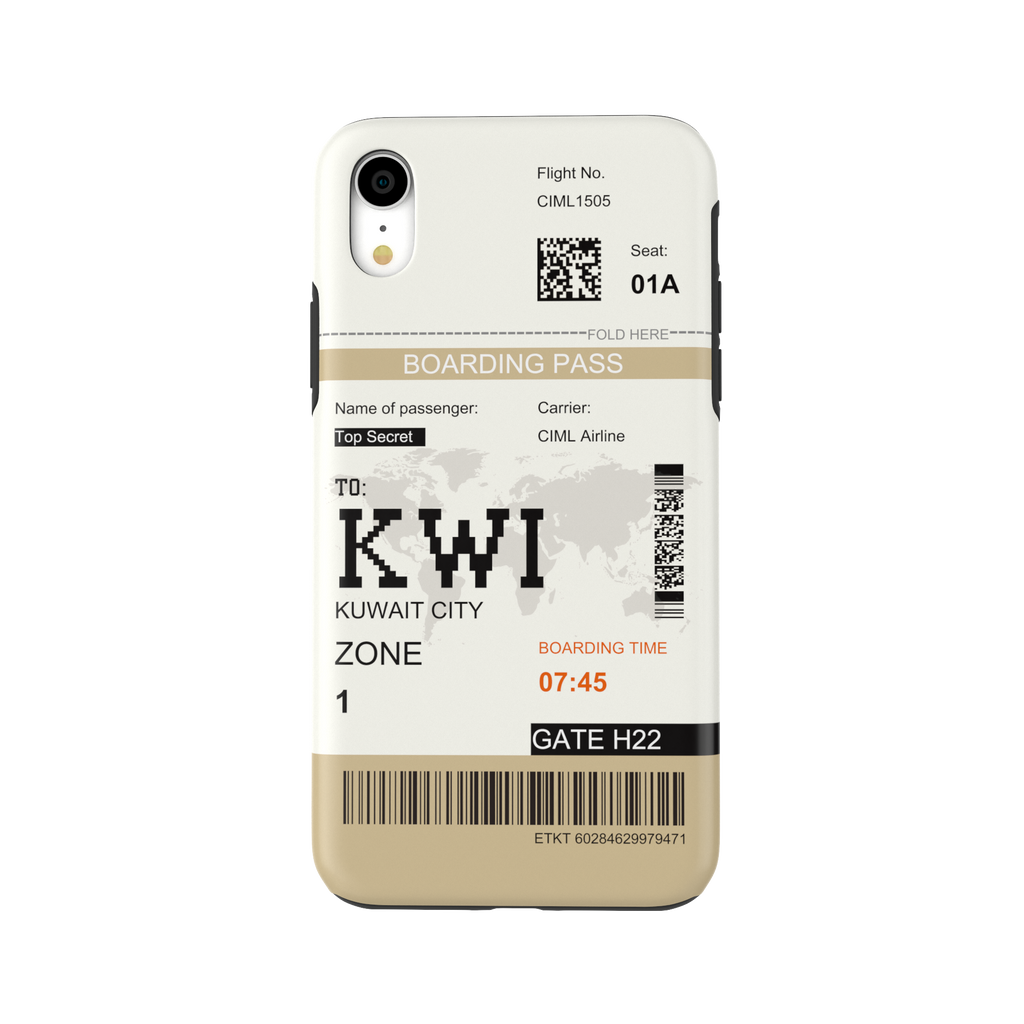 Kuwait City-KWI - iPhone XR - CaseIsMyLife