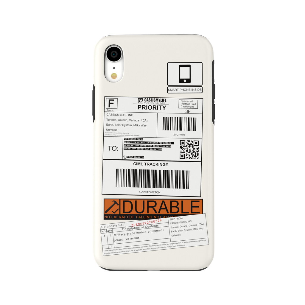 Shipping Label - iPhone XR - CaseIsMyLife