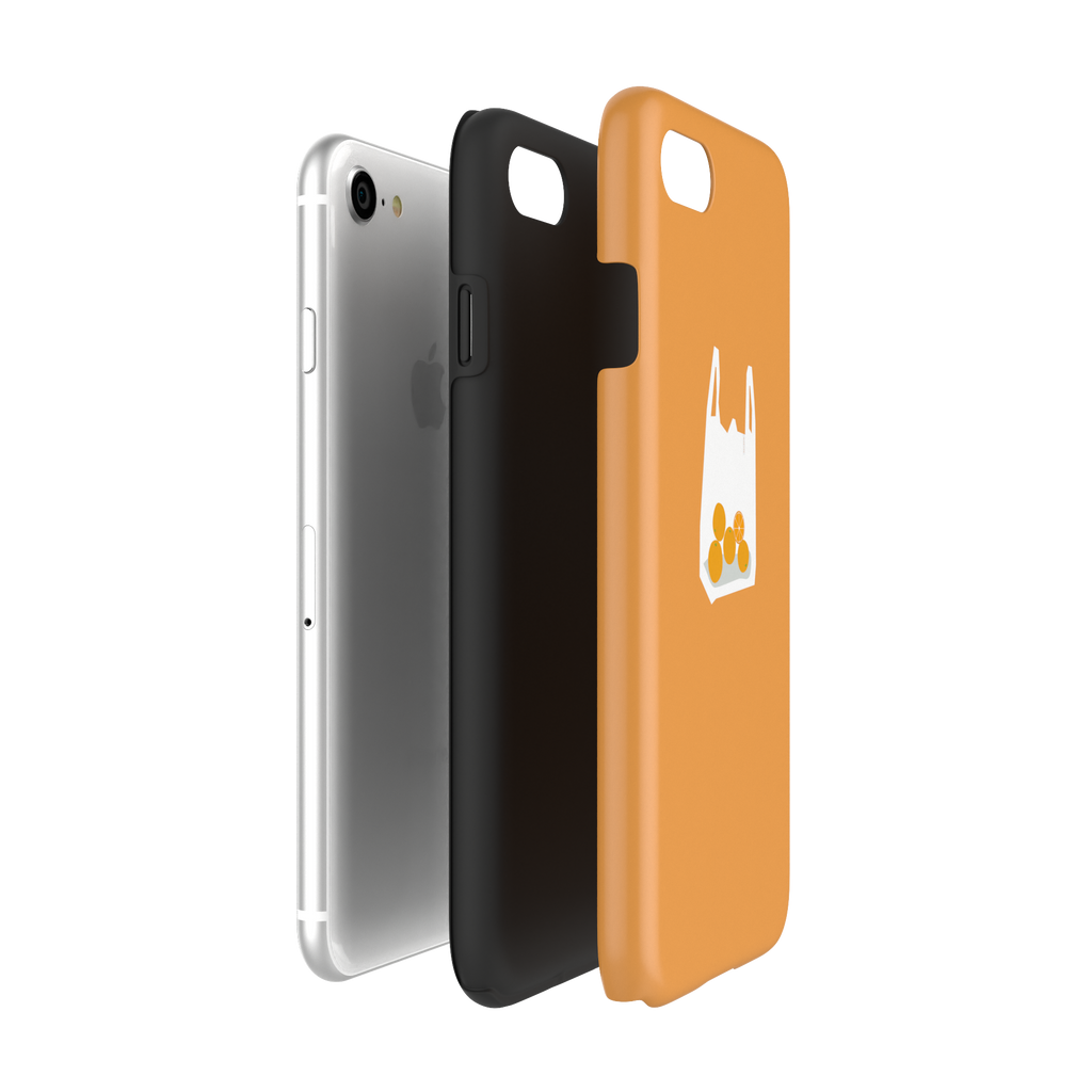 Orange - iPhone 8 - CaseIsMyLife