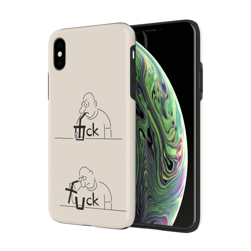 “Oh fuck.” - iPhone X - CaseIsMyLife
