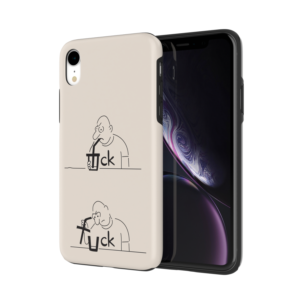 “Oh fuck.” - iPhone XR - CaseIsMyLife