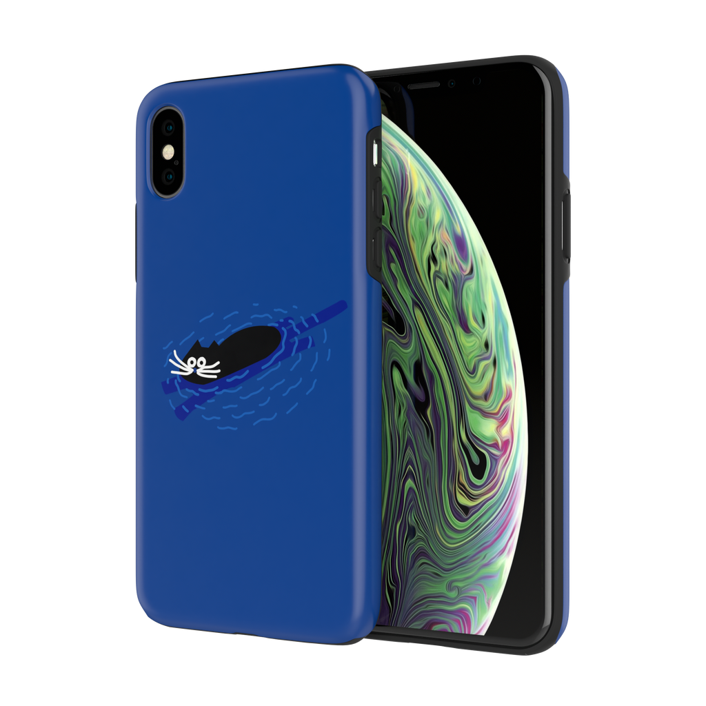 Swimmer Cat - iPhone XS - CaseIsMyLife
