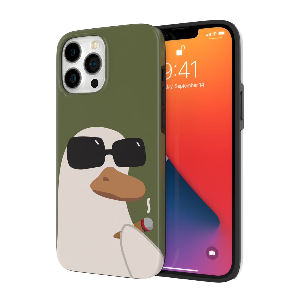 Gangsta Duck - iPhone 13 Pro Max - CaseIsMyLife